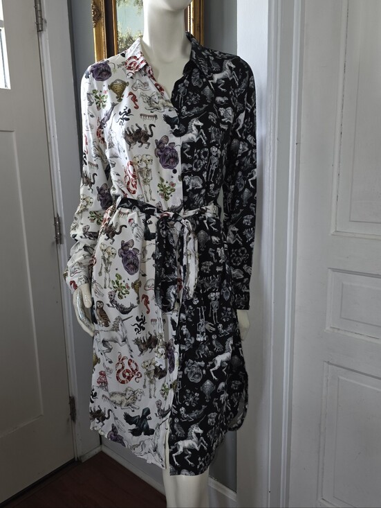 Pretty Snake Dresses & Skirts - Pretty Snake Freaks Of Nature Hybrid Shirt Dress Medium Excellent